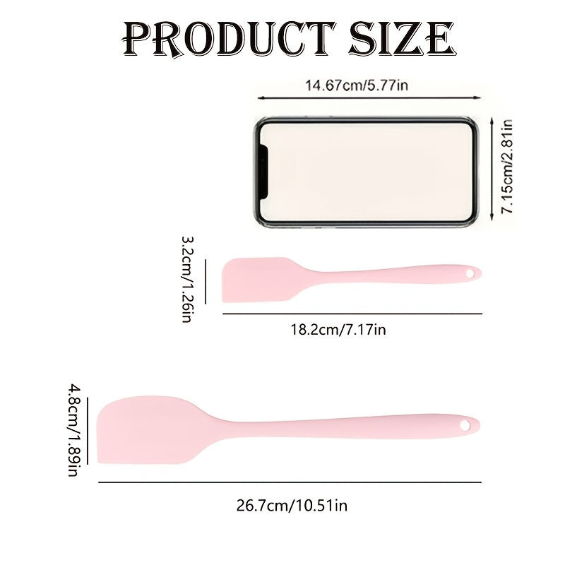 10+pcs4pcs Classic Scraping Tools - Heat Resistant and Non-Slip, Large and Small Non-Stick Kitchen Scraping Tools, Mixing Cream Butter Cake Scraping Tools, Cooking Kitchen Accessories, Reusable Baking Tools for Cooking Baking Mix, Dishwasher Safe