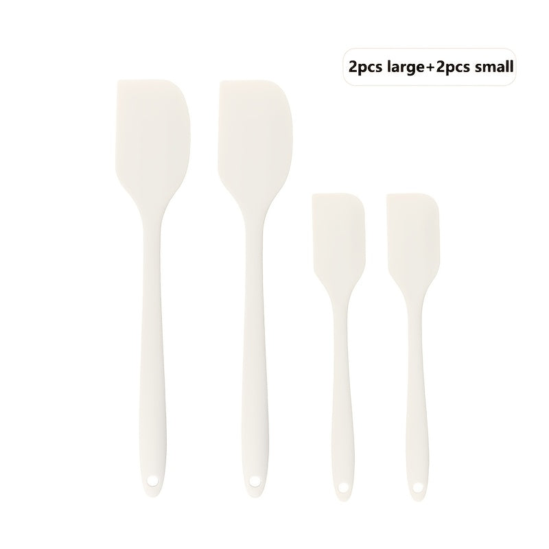 10+pcs4pcs Classic Scraping Tools - Heat Resistant and Non-Slip, Large and Small Non-Stick Kitchen Scraping Tools, Mixing Cream Butter Cake Scraping Tools, Cooking Kitchen Accessories, Reusable Baking Tools for Cooking Baking Mix, Dishwasher Safe