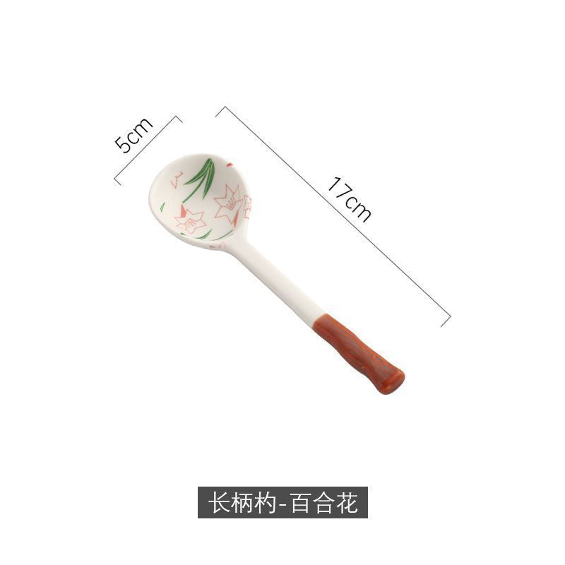 A High-looking Spoon, Soup Spoon for Home Use, Long-handled, Cute, Quirky, and Unique 111