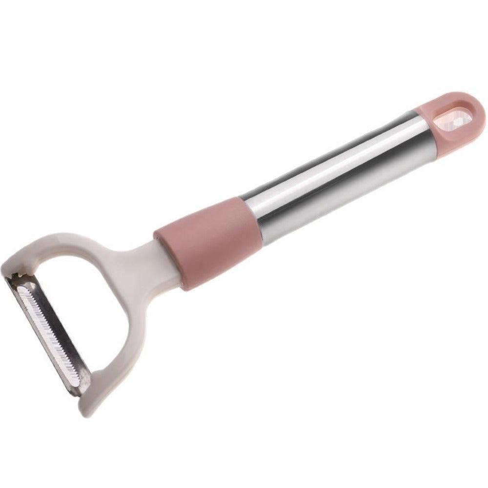 Multifunctional Pairing Knife Scraper Household Kitchen Long Handle Creative Potato Pairing Knife Apple Tool Peeler