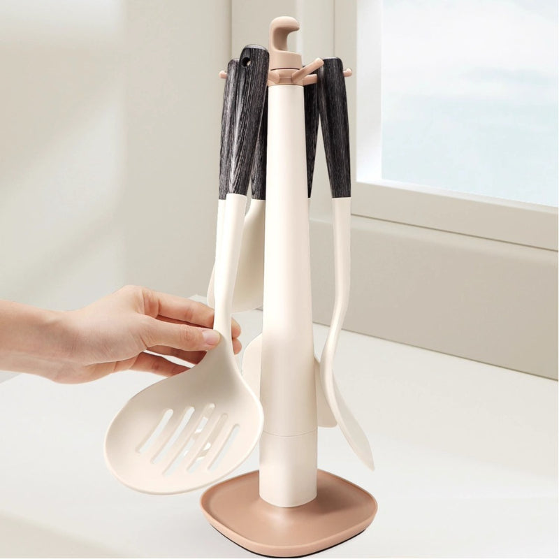 Silicone Spatula for Household Non Stick Pans | Food Grade High-temperature Resistant Kitchenware Set by xiaotianlai
