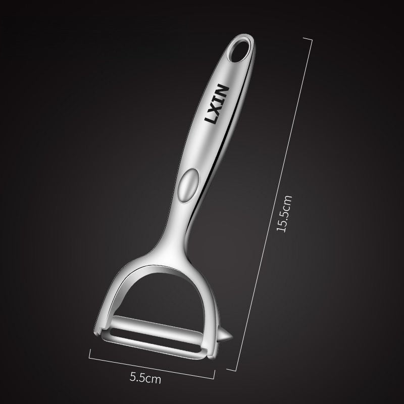 2pcs German Stainless Steel Paring Knife Kitchen Special Potato Peeling Artifact Household Multifunctional Fruit Peeling Peeler