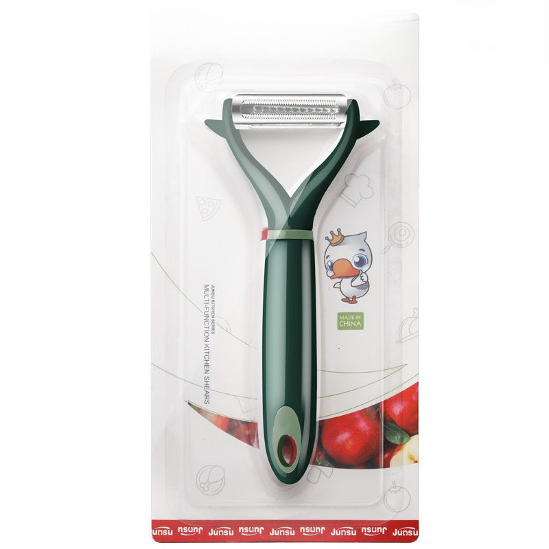 A Versatile 2-In-1 Paring Knife for Home Use, Designed for Scraping, Peeling Fruits And Vegetables, And Specifically for Melons And Potatoes