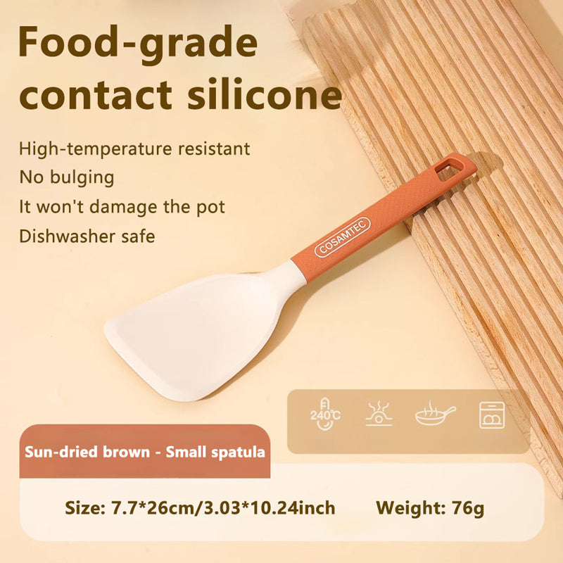3pcs Silicone Small Spatula, High Heat Resistant Non-Stick Safe Odorless, Home Cooking for Non-Stick Pans, Multi-Function Practical Kitchen Utensil