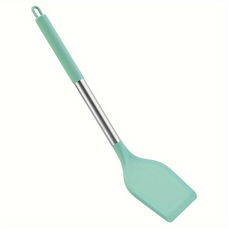 1pc Kitchen Tool Spatula Handle Cooking Spatula Heat-Resistant Flat Bottomed Pan Non-Stick Pan Special Stir-Fry Spatula