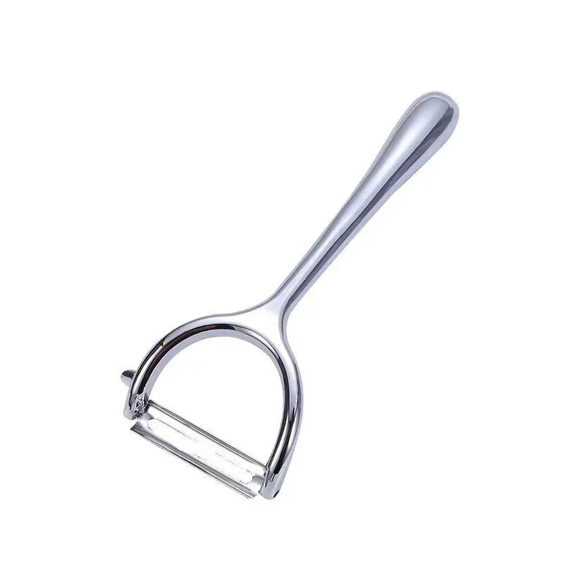2pcs German Stainless Steel Paring Knife Kitchen Special Potato Peeling Artifact Household Multifunctional Fruit Peeling Peeler