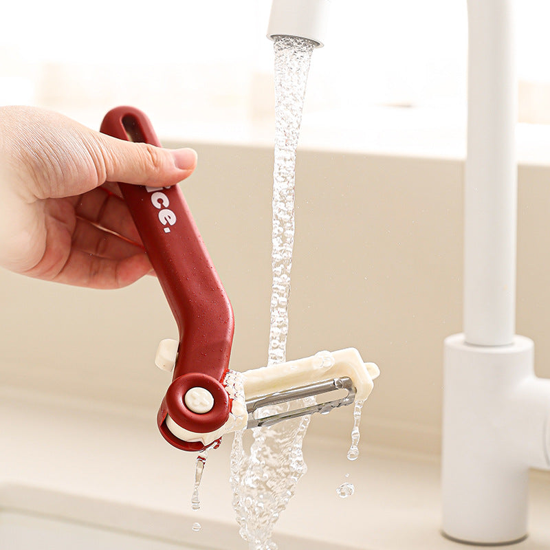 The Versatile Peeler Changes Into a Sturdy, Sharp, And Easy-To-Carry Peeling Knife