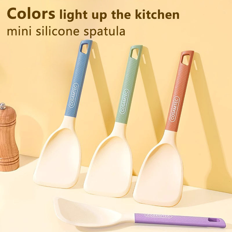 3pcs Silicone Small Spatula, High Heat Resistant Non-Stick Safe Odorless, Home Cooking for Non-Stick Pans, Multi-Function Practical Kitchen Utensil