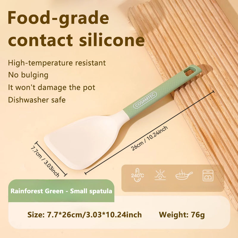 3pcs Silicone Small Spatula, High Heat Resistant Non-Stick Safe Odorless, Home Cooking for Non-Stick Pans, Multi-Function Practical Kitchen Utensil