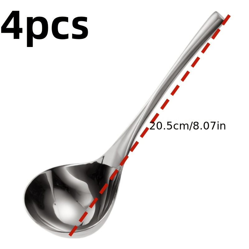 Stainless Steel Spoon, Deep Spoon, Big Spoon, Big Spoon, Congee Spoon, Deep Spoon