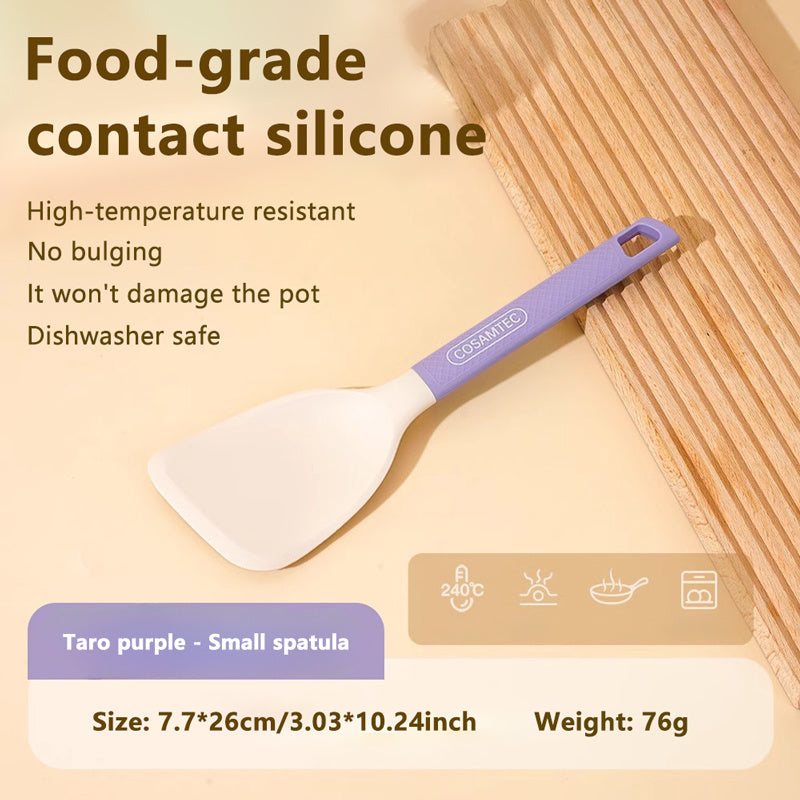 3pcs Silicone Small Spatula, High Heat Resistant Non-Stick Safe Odorless, Home Cooking for Non-Stick Pans, Multi-Function Practical Kitchen Utensil