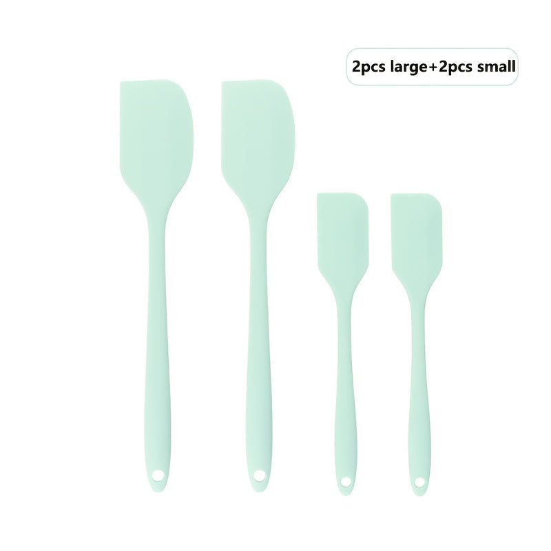 10+pcs4pcs Classic Scraping Tools - Heat Resistant and Non-Slip, Large and Small Non-Stick Kitchen Scraping Tools, Mixing Cream Butter Cake Scraping Tools, Cooking Kitchen Accessories, Reusable Baking Tools for Cooking Baking Mix, Dishwasher Safe