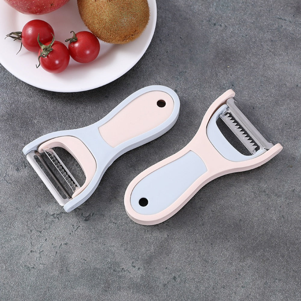 Multifunctional Two-in-one Paring Knife, Kitchen Peeler, Potato, Melon and Fruit Peeler, Scraper, Wire Planer