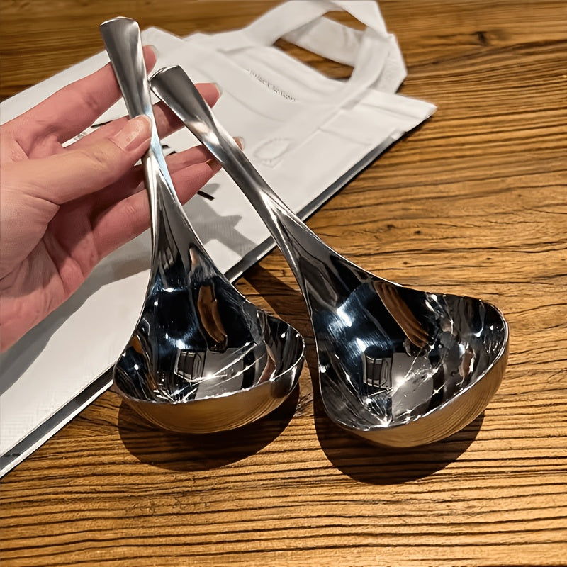 Stainless Steel Spoon, Deep Spoon, Big Spoon, Big Spoon, Congee Spoon, Deep Spoon