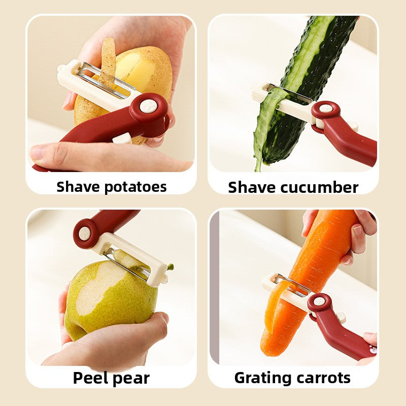 The Versatile Peeler Changes Into a Sturdy, Sharp, And Easy-To-Carry Peeling Knife