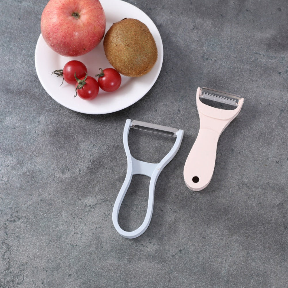 Multifunctional Two-in-one Paring Knife, Kitchen Peeler, Potato, Melon and Fruit Peeler, Scraper, Wire Planer